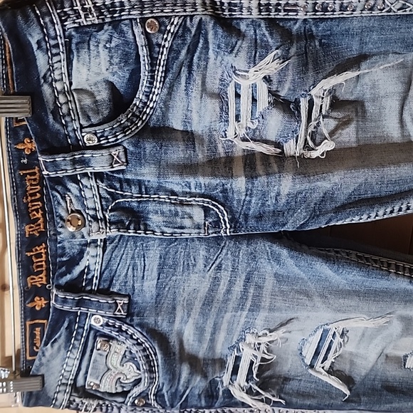 Rock Revival Ankle Skinny Jeans Womens Size 28 Inseam 24in Cotton - Picture 5 of 12